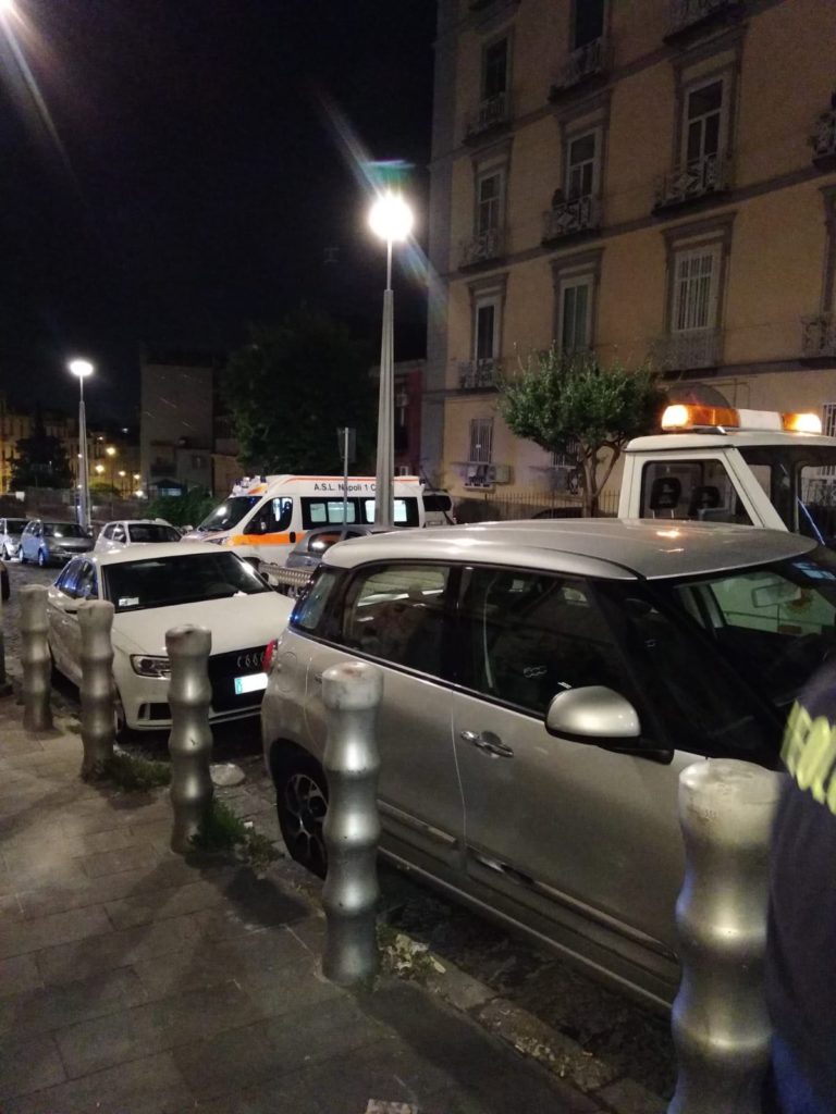 Ambulanza bloccata