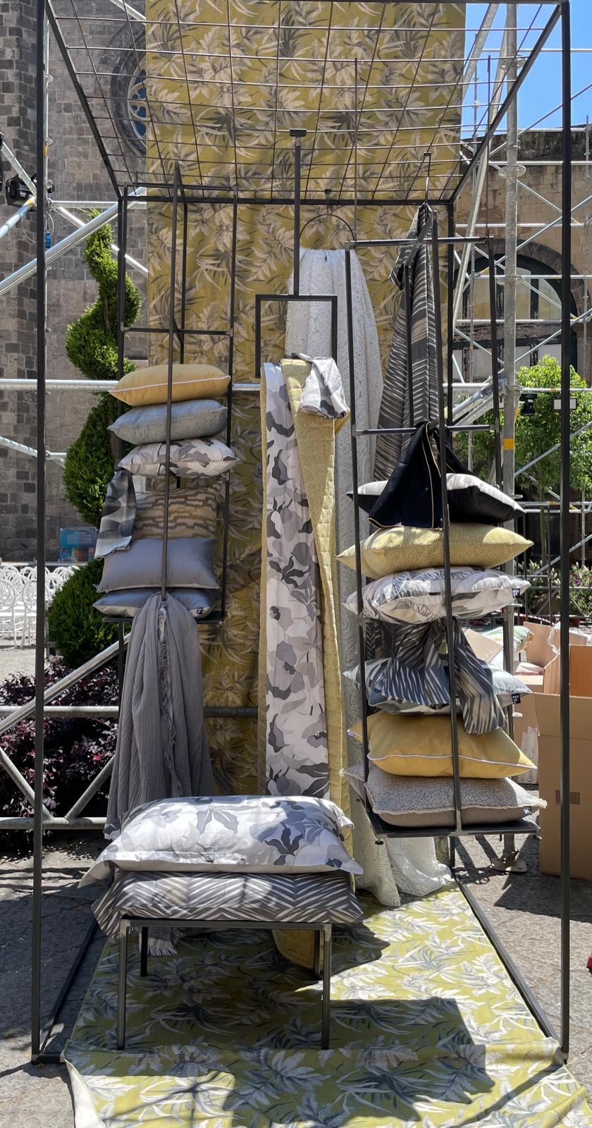 Il bosco tessile di Carillo Home tra i protagonisti di: Napoli Moda Design  2023 - Napoli Village - Quotidiano di Informazioni Online